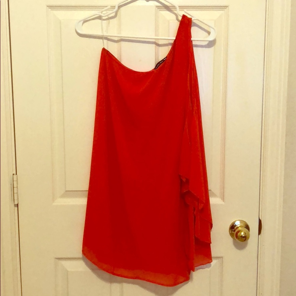 One shoulder mini dress!
